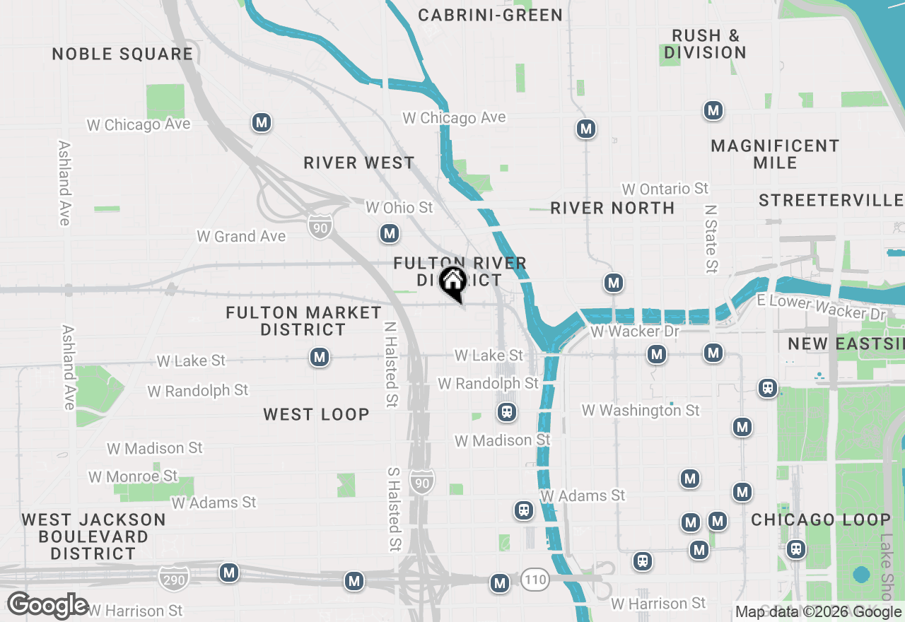 Map of 330 N Jefferson Street #904, Chicago, IL 60661