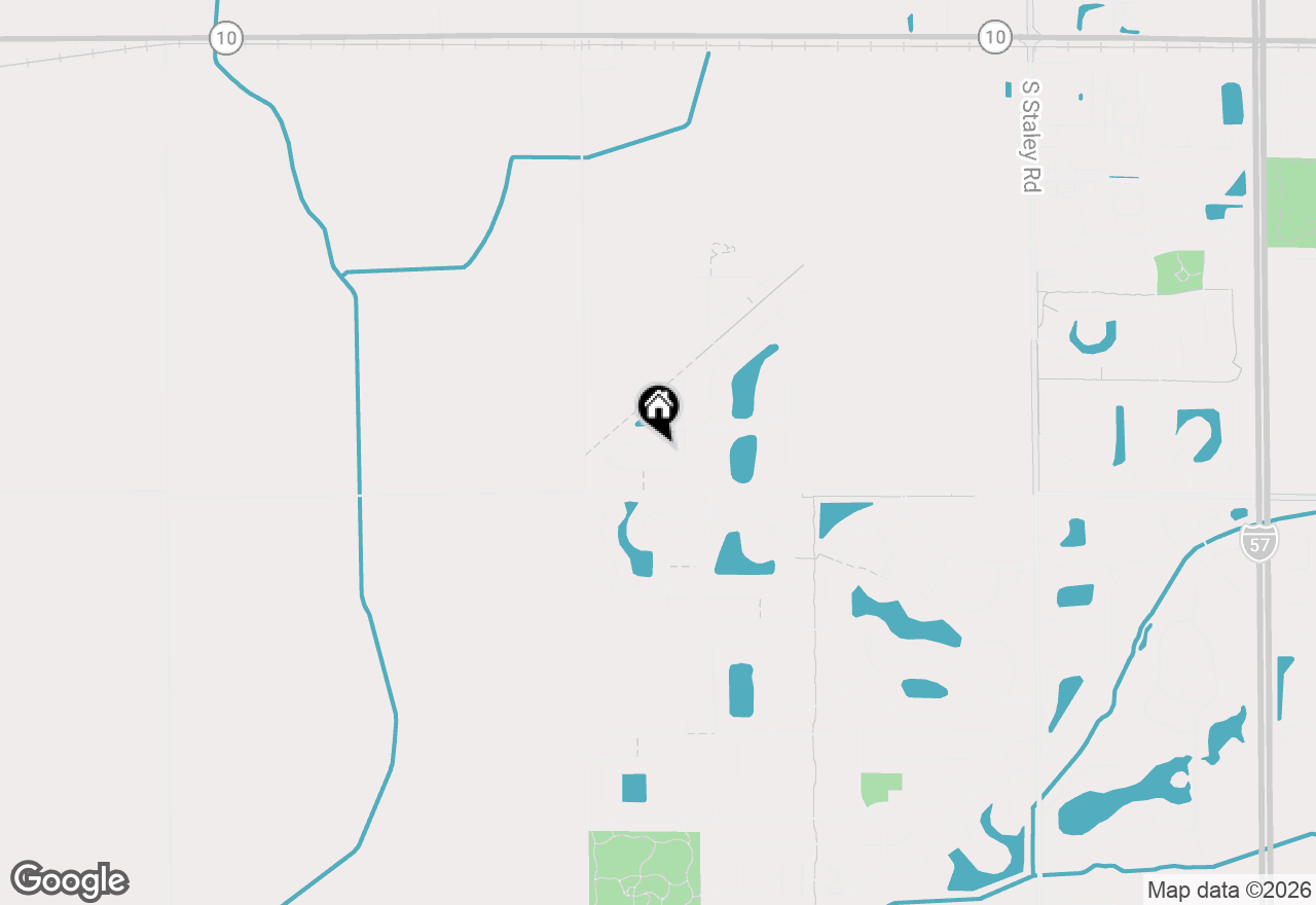 Map of 5009 Abbey Fields Drive, Champaign, IL 61822