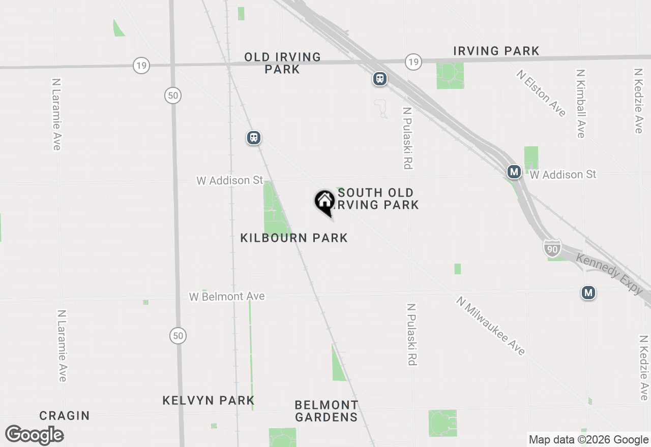 Map of 3429 N Kildare Avenue, Chicago, IL 60641