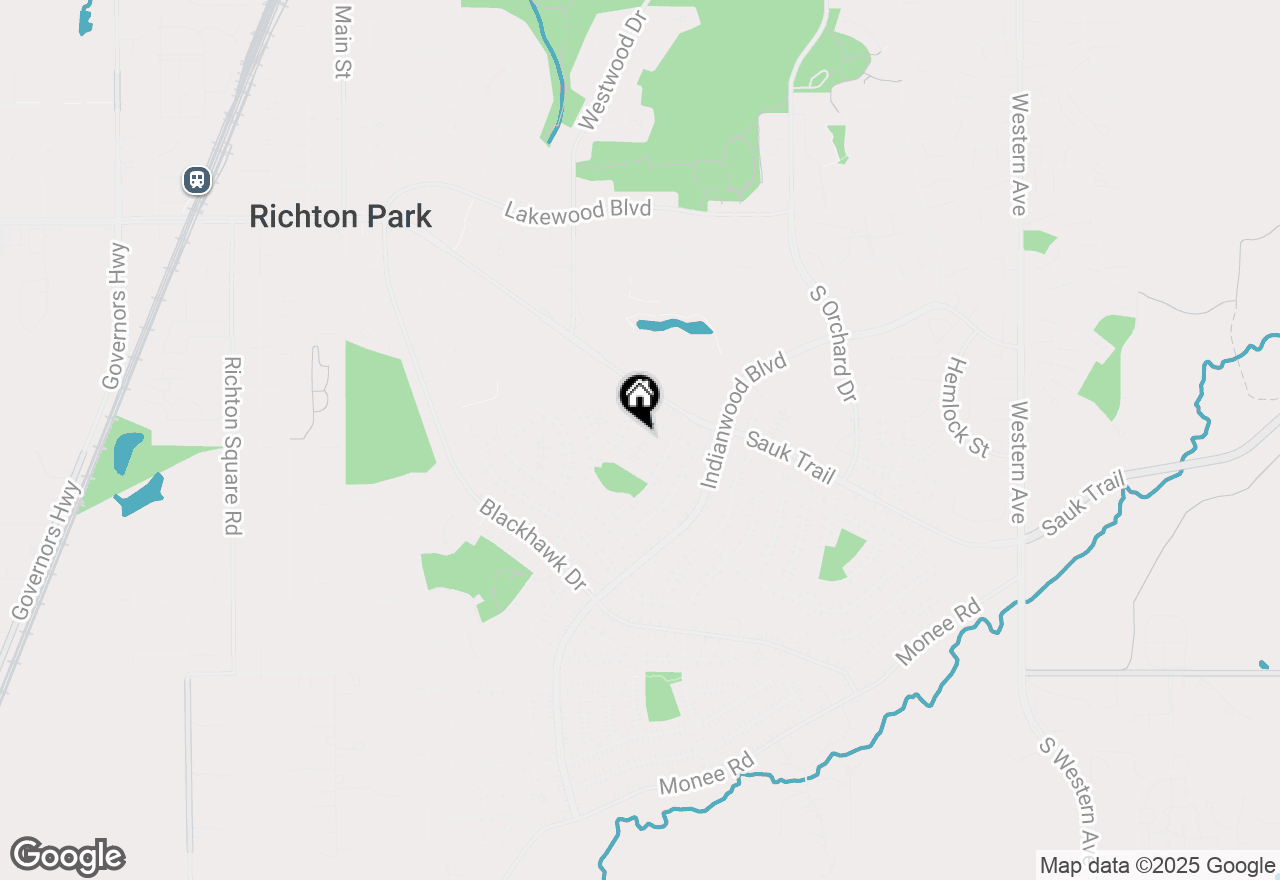 Map of 6 Marquette Place, Park Forest, IL 60466