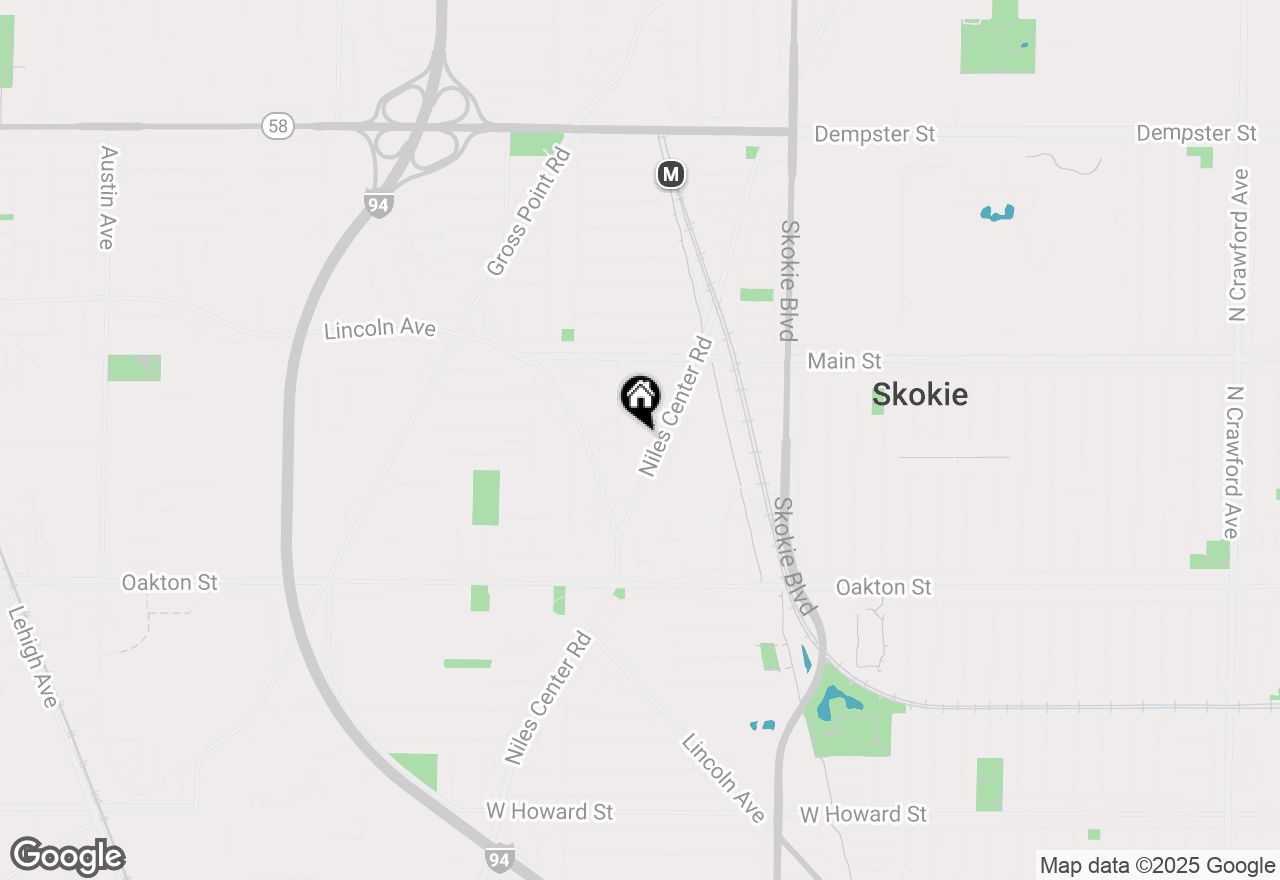 Map of 8232 Niles Center Road #404, Skokie, IL 60077