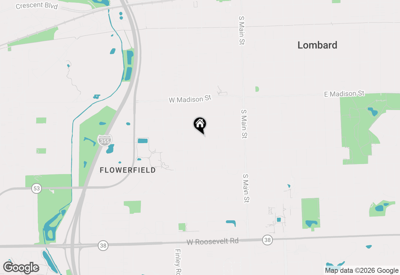 Map of 312 W Ethel Avenue, Lombard, IL 60148