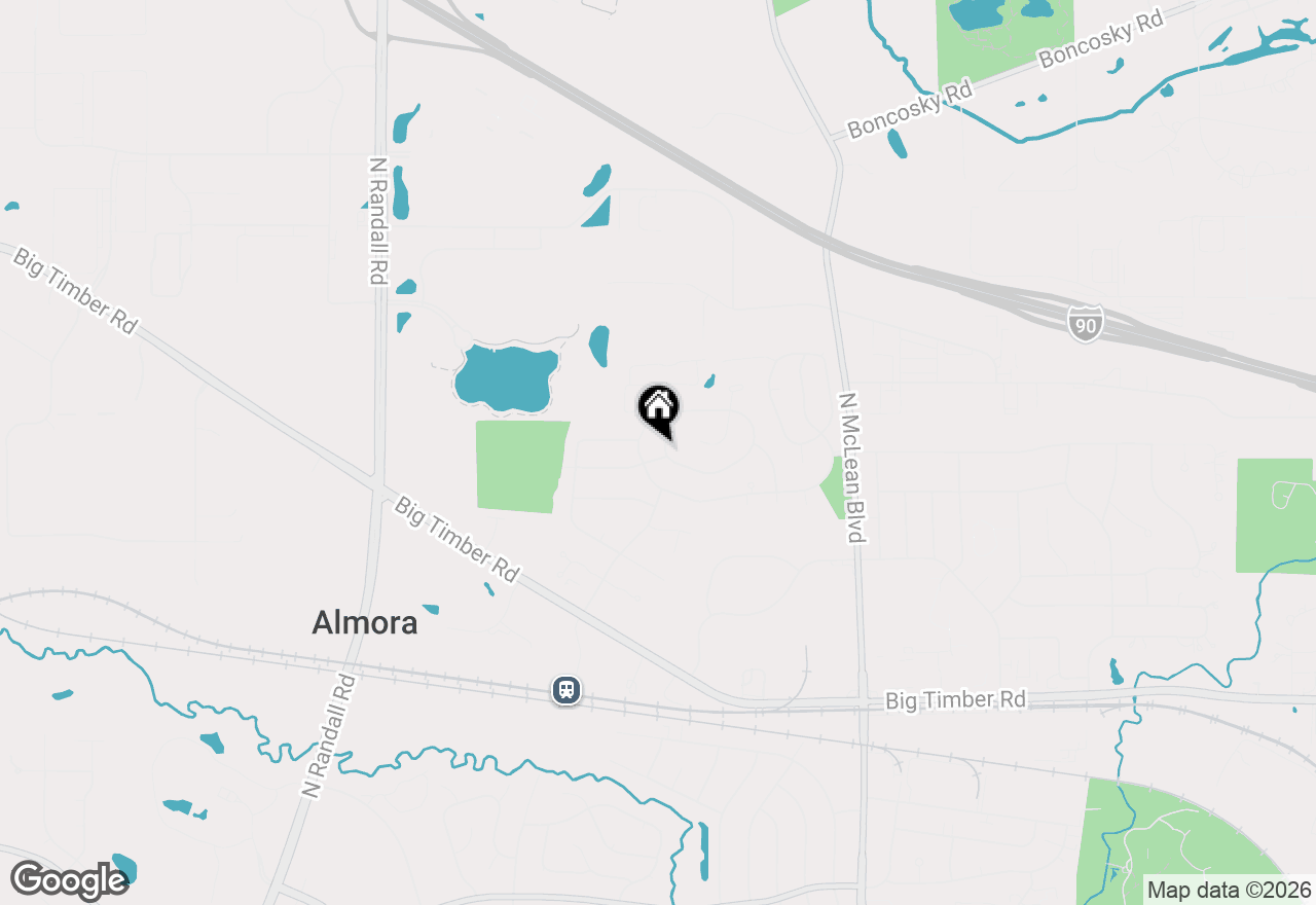 Map of 47 Lockman Circle, Elgin, IL 60123