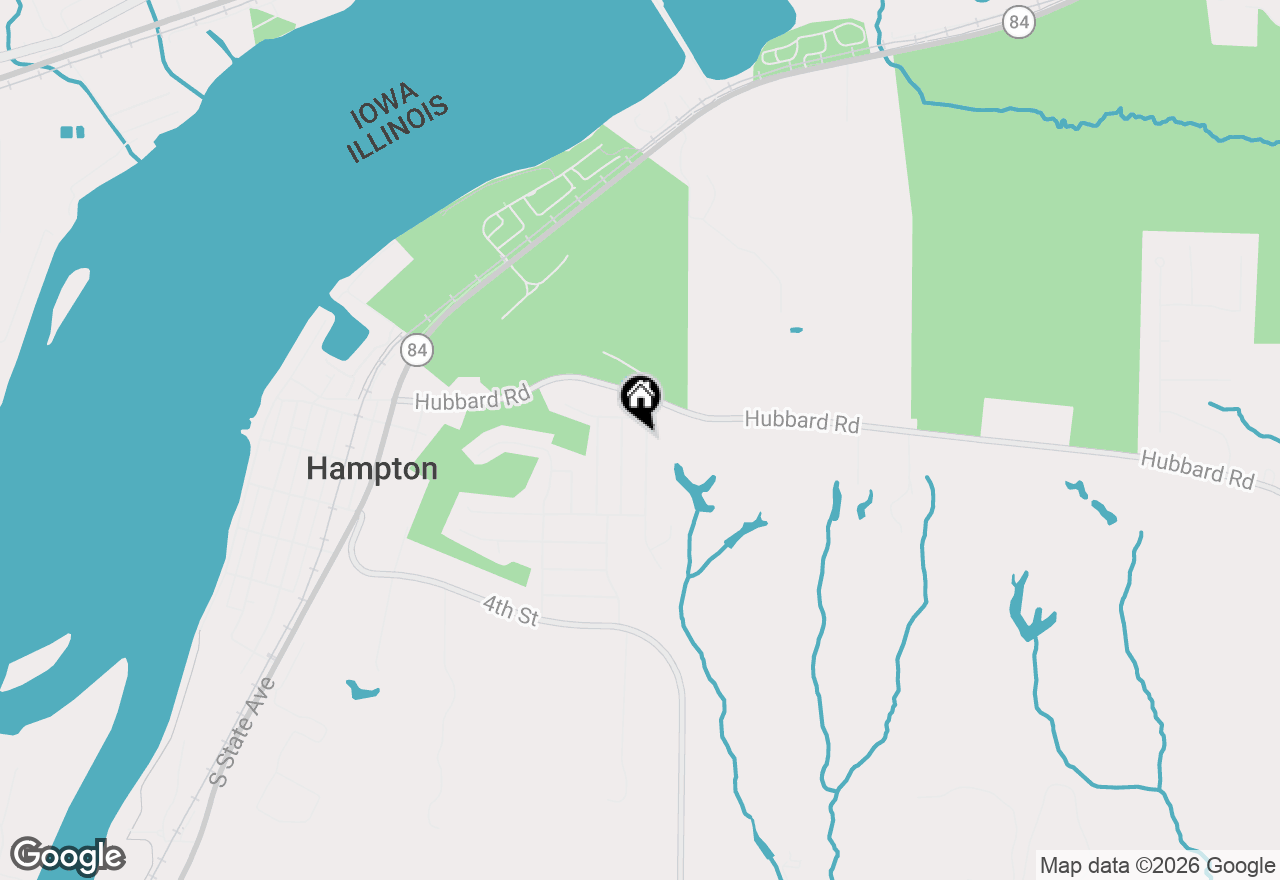 Map of 626 14th Avenue, Hampton, IL 61256