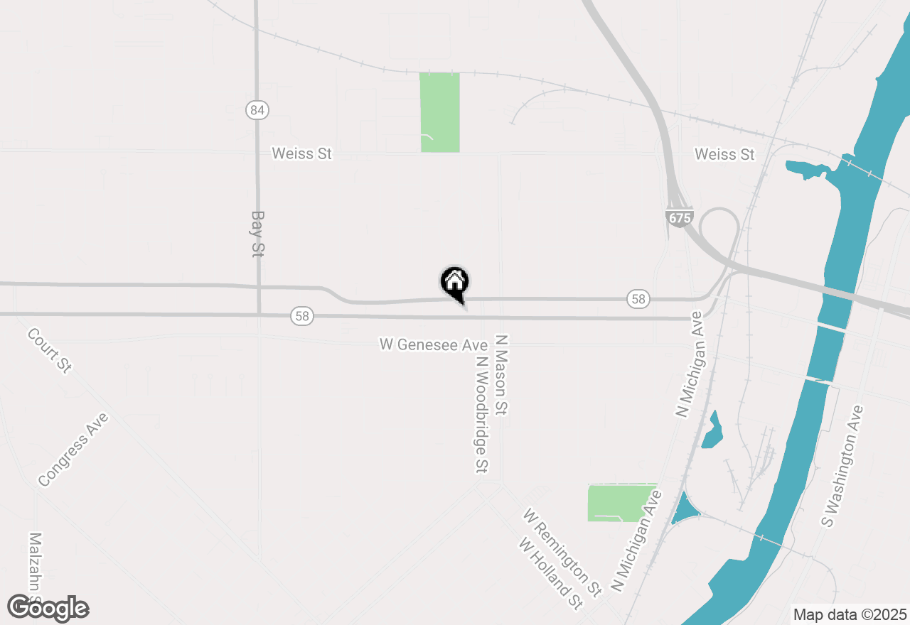 Map of 1710 State Street, Saginaw, MI 48602