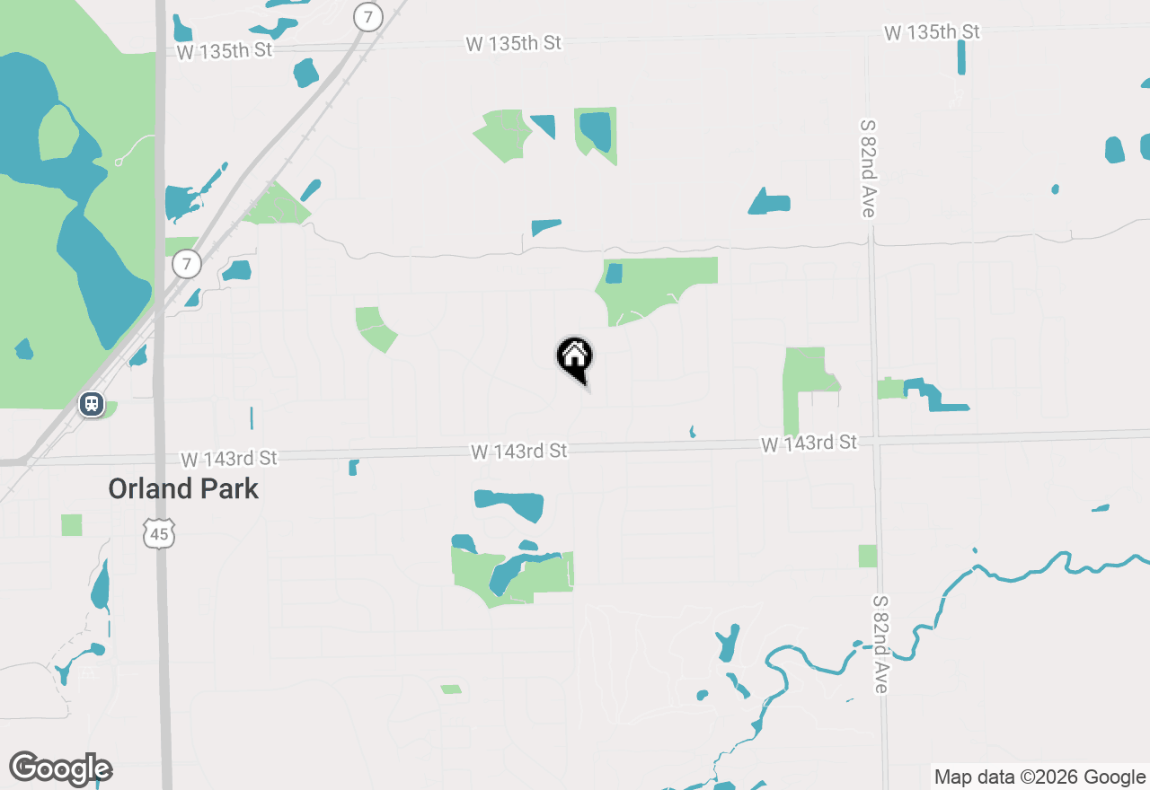 Map of 14220 S 88th Avenue, Orland Park, IL 60462