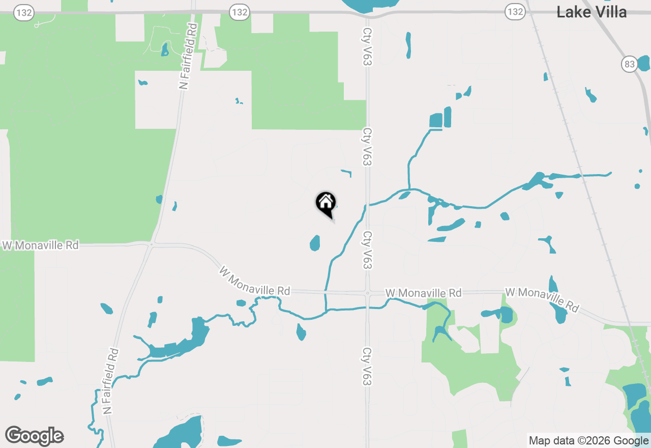 Map of 650 Iris Court, Lake Villa, IL 60046