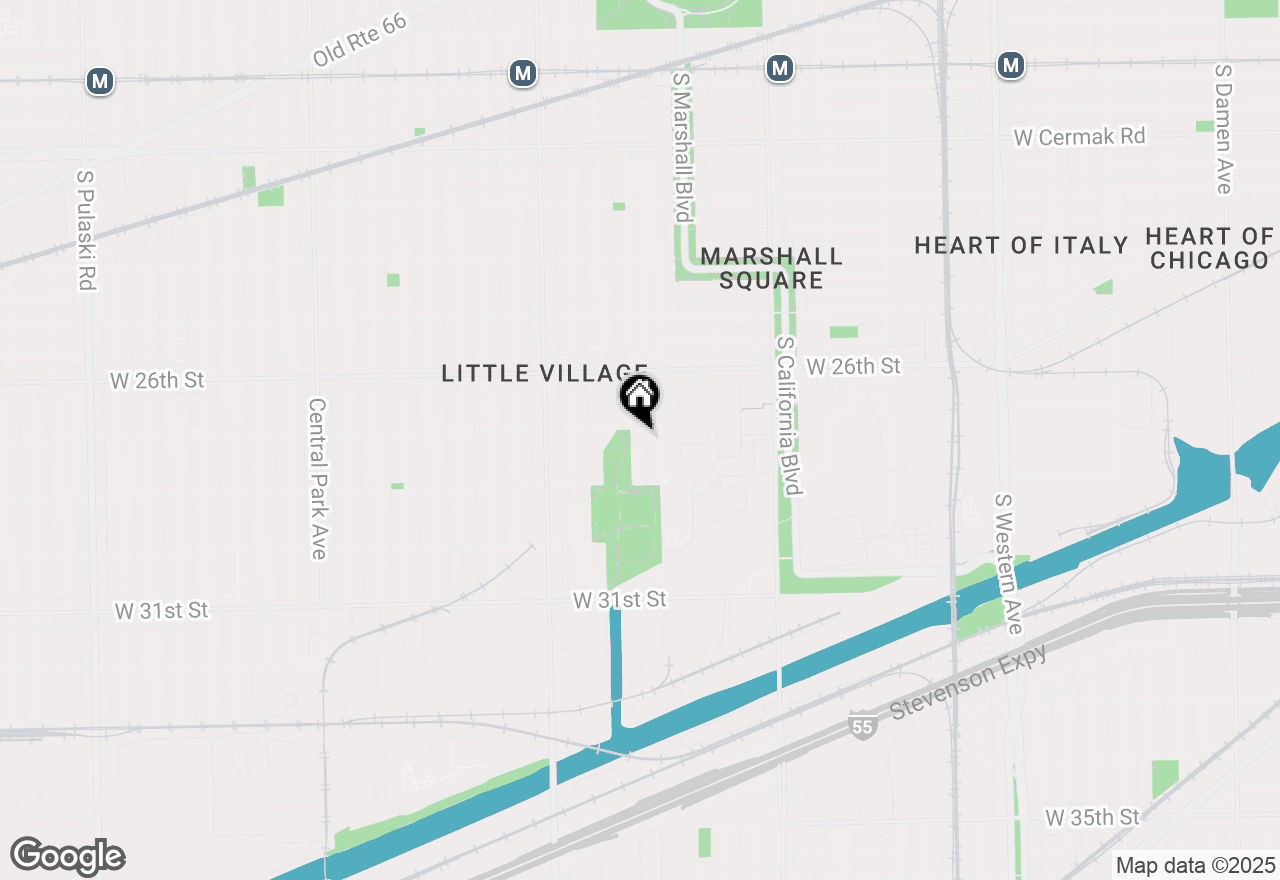 Map of 2709 S Whipple Street, Chicago, IL 60623