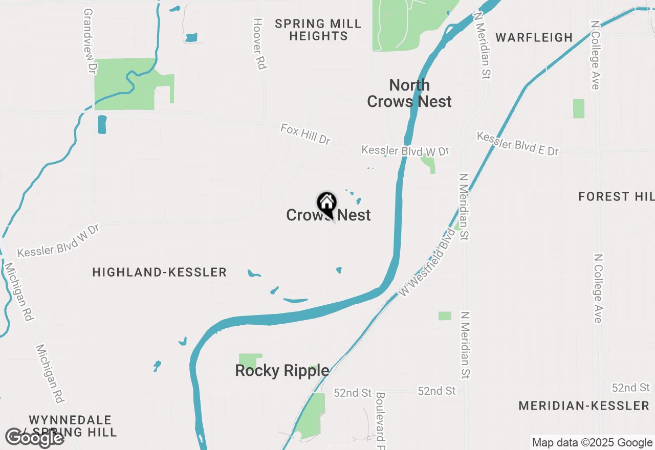 Map of 5715 Sunset Lane, Indianapolis, IN 46228