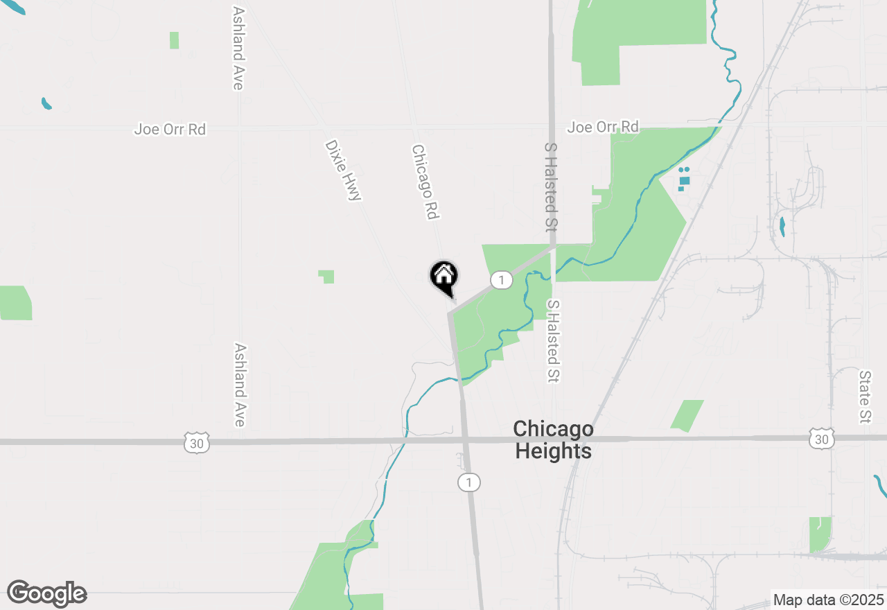 Map of 1020 Chicago Road, Chicago Heights, IL 60411