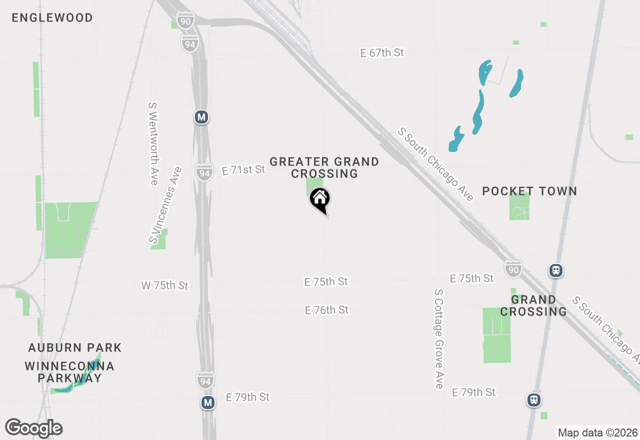 Map of 7250 S King Drive, Chicago, IL 60619
