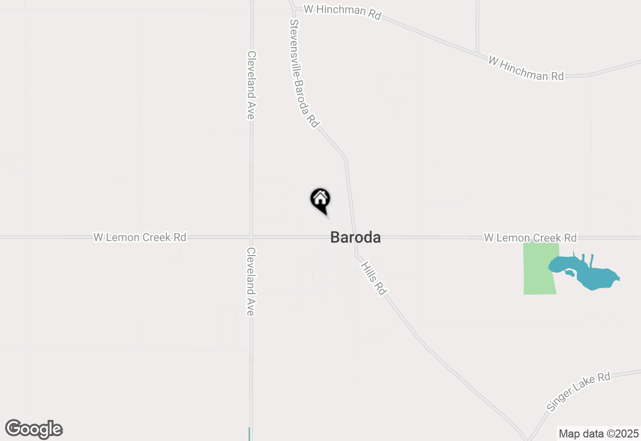 Map of 8836 Stevensville Baroda Rd Road #136, Baroda, MI 49101