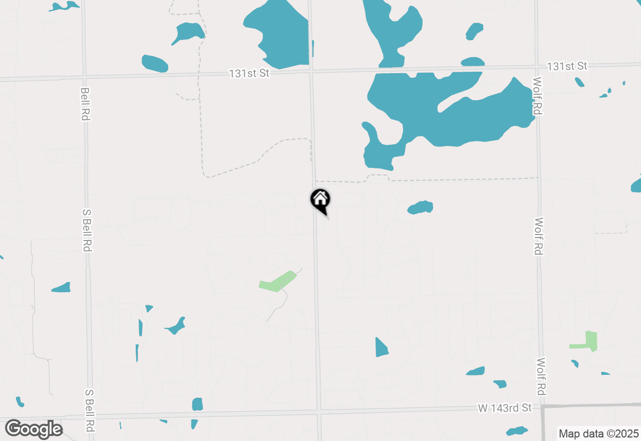 Map of 13626 Overland Trail, Orland Park, IL 60467