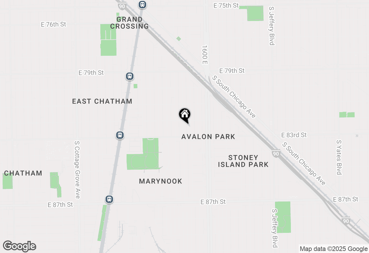 Map of 8221 S Dante Avenue, Chicago, IL 60619