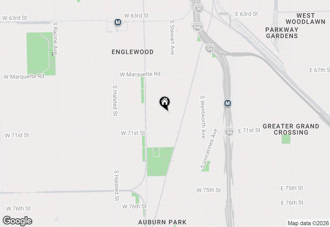 Map of 6942 S Eggleston Avenue, Chicago, IL 60621