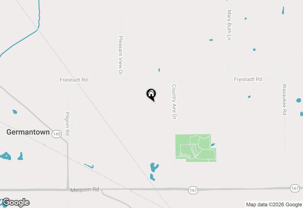 Map of W149N11976 Red Holly Dr, Germantown, WI 53022