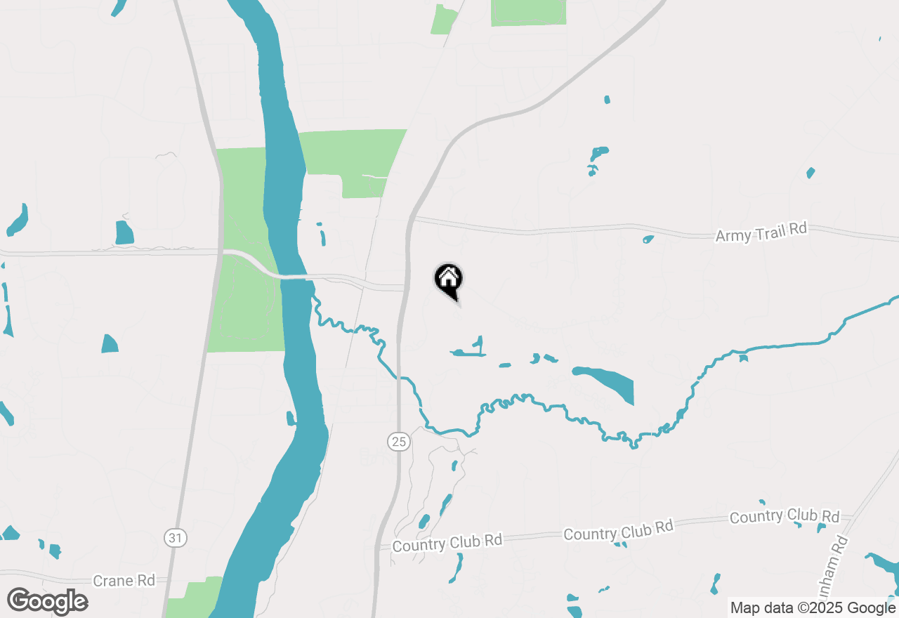 Map of 3009 Fox Glen Court, St. Charles, IL 60174