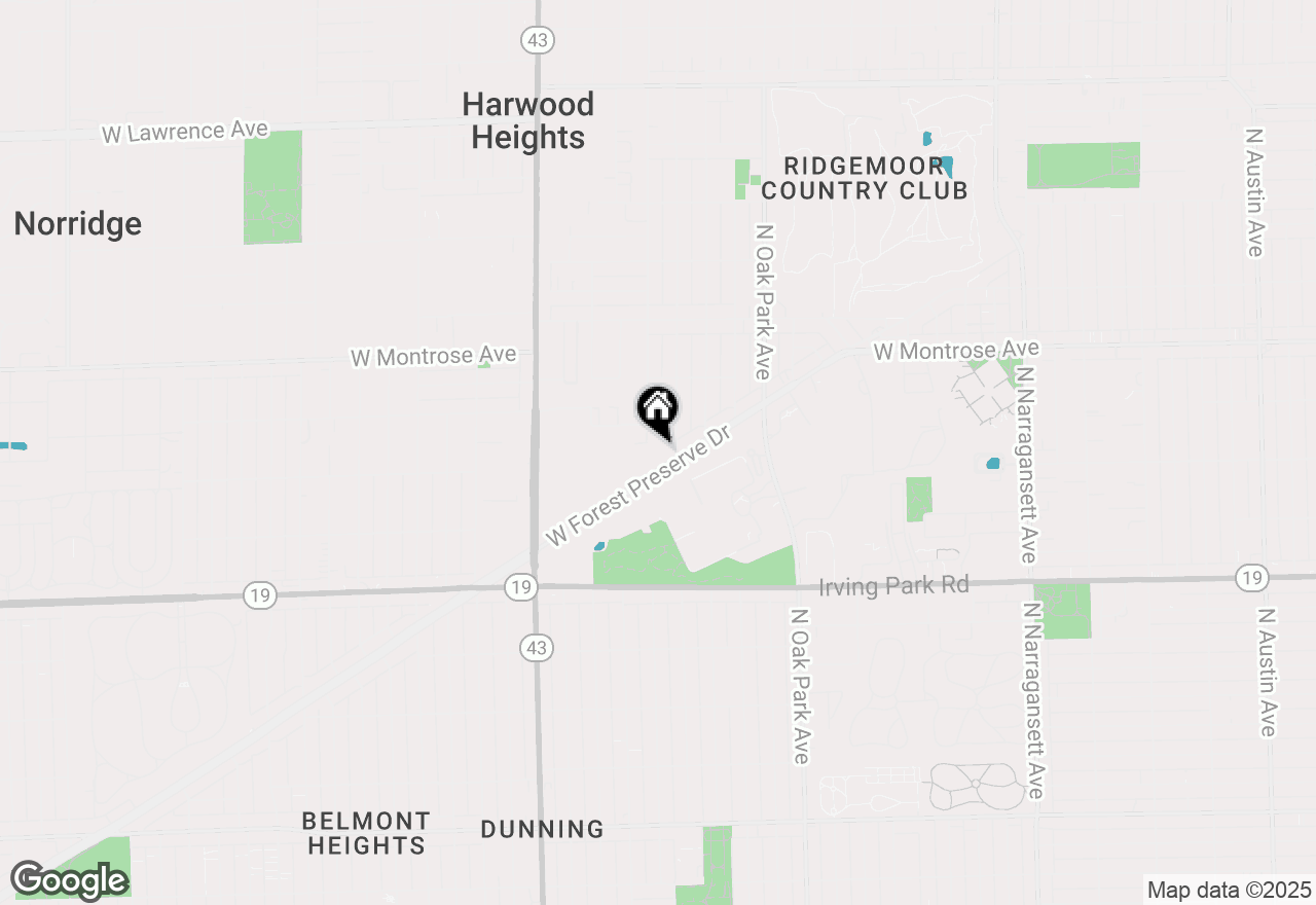 Map of 6950 W Forest Preserve Drive #202, Norridge, IL 60706