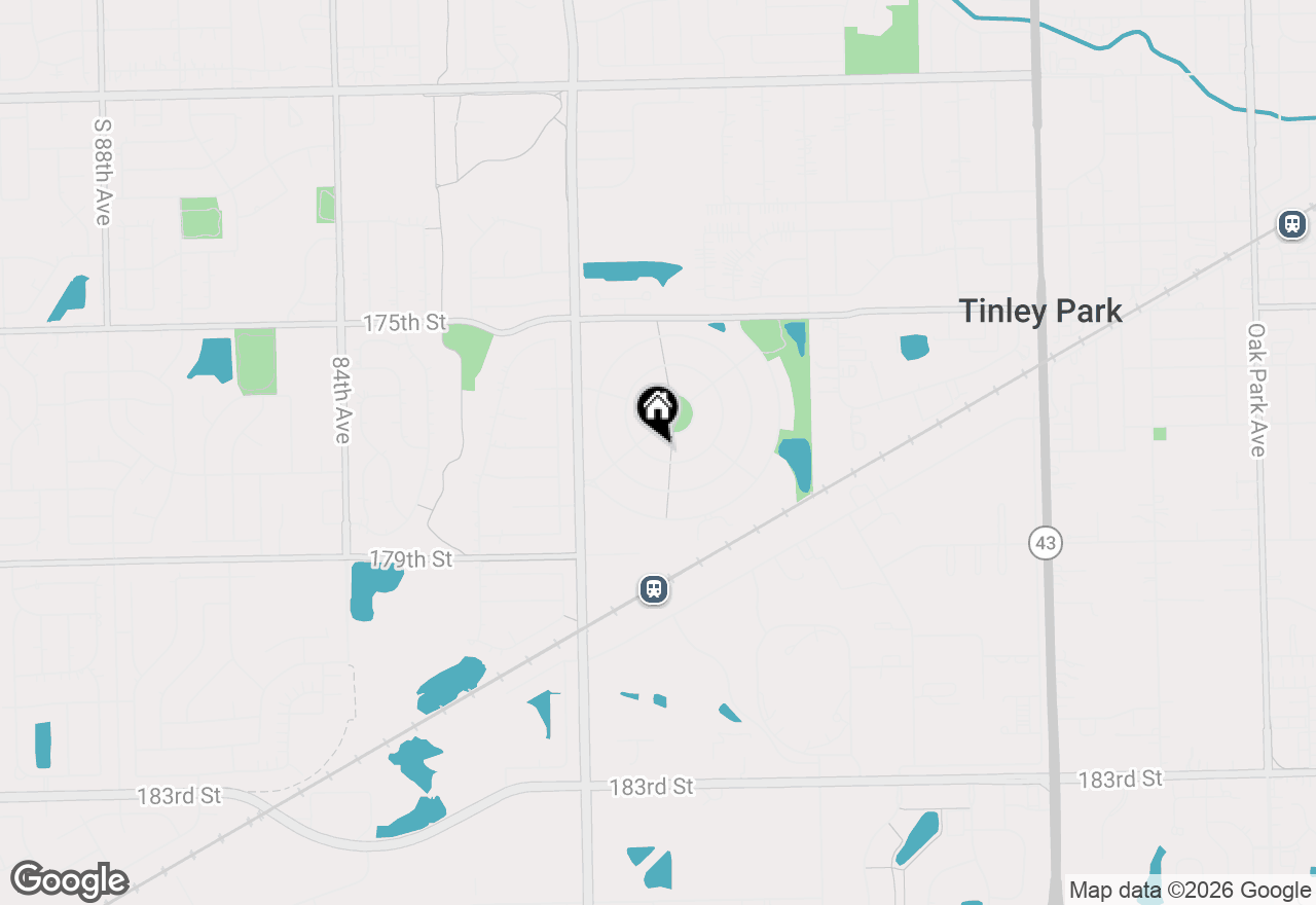Map of 7832 Joliet Drive S, Tinley Park, IL 60477