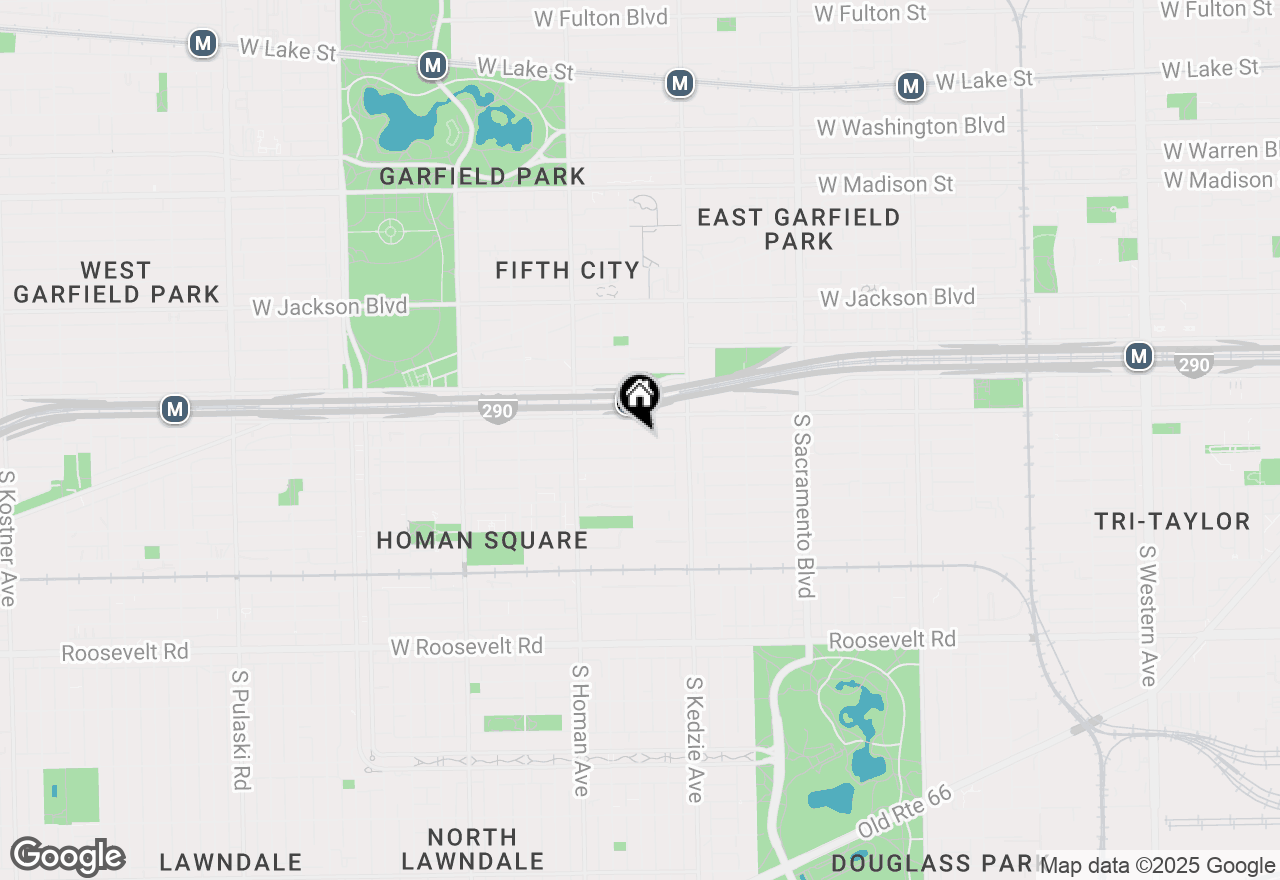 Map of 3254 W Flournoy Street #1, Chicago, IL 60624