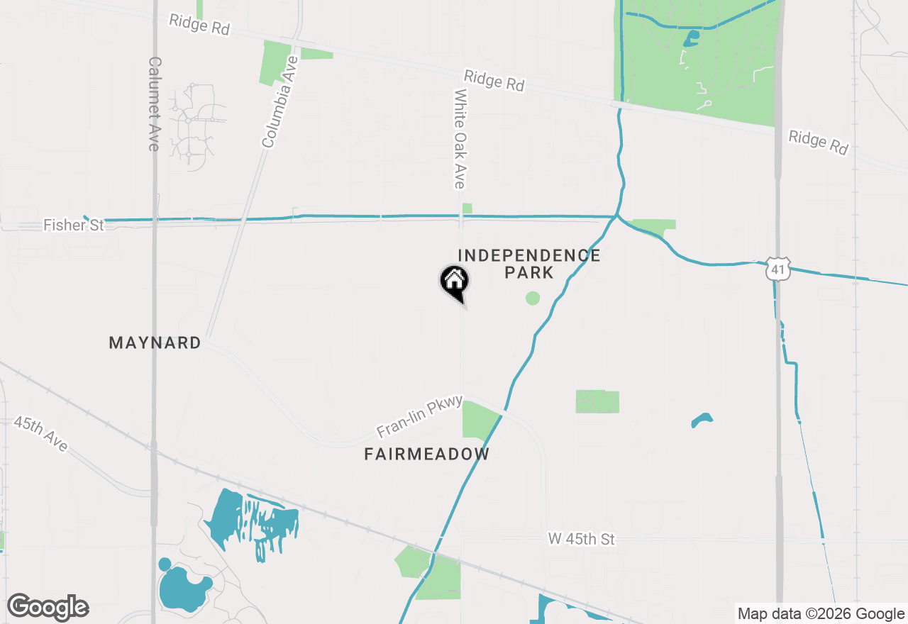 Map of 1540 Tulip Lane, Munster, IN 46321