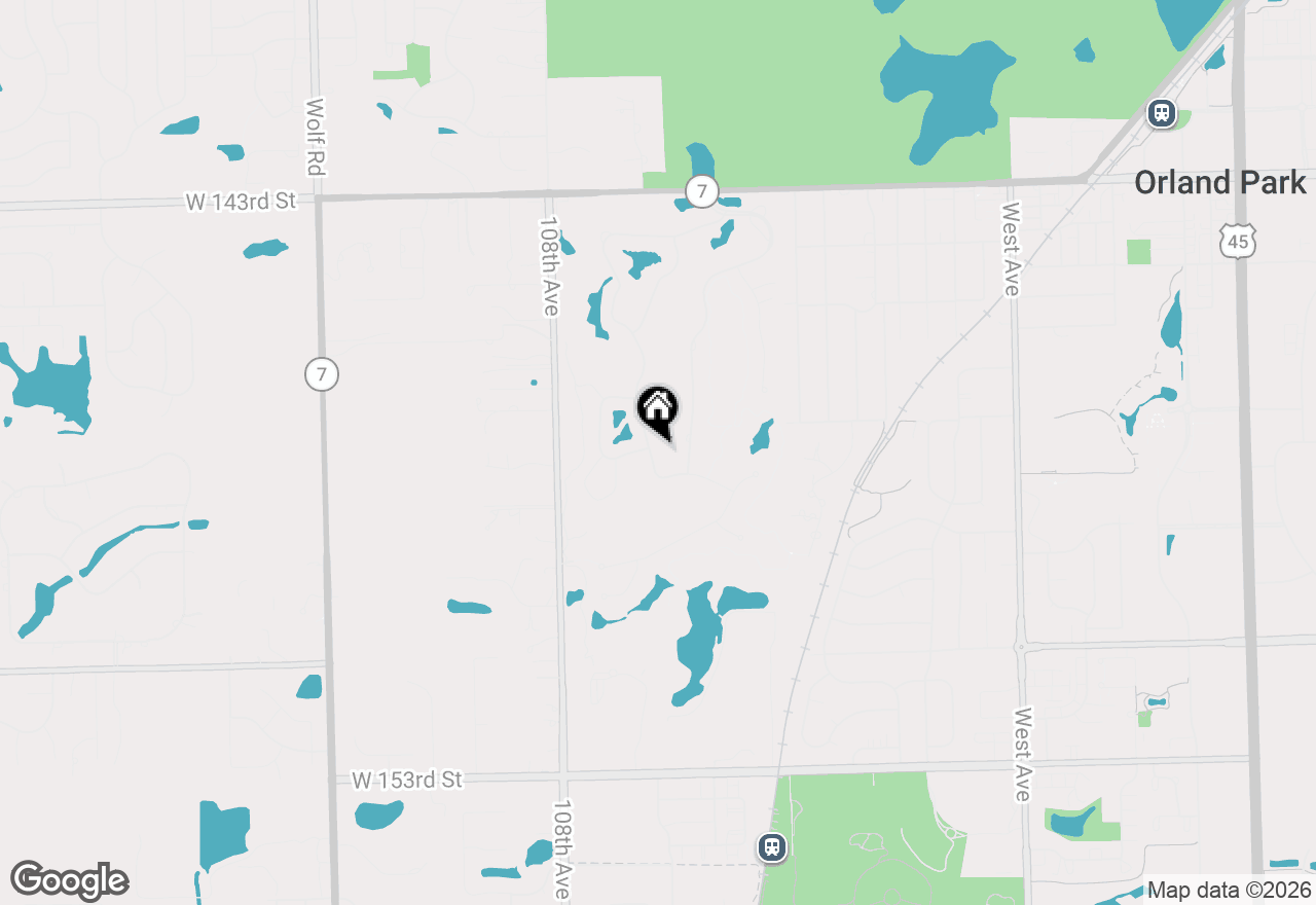 Map of 14727 Golf Road, Orland Park, IL 60462