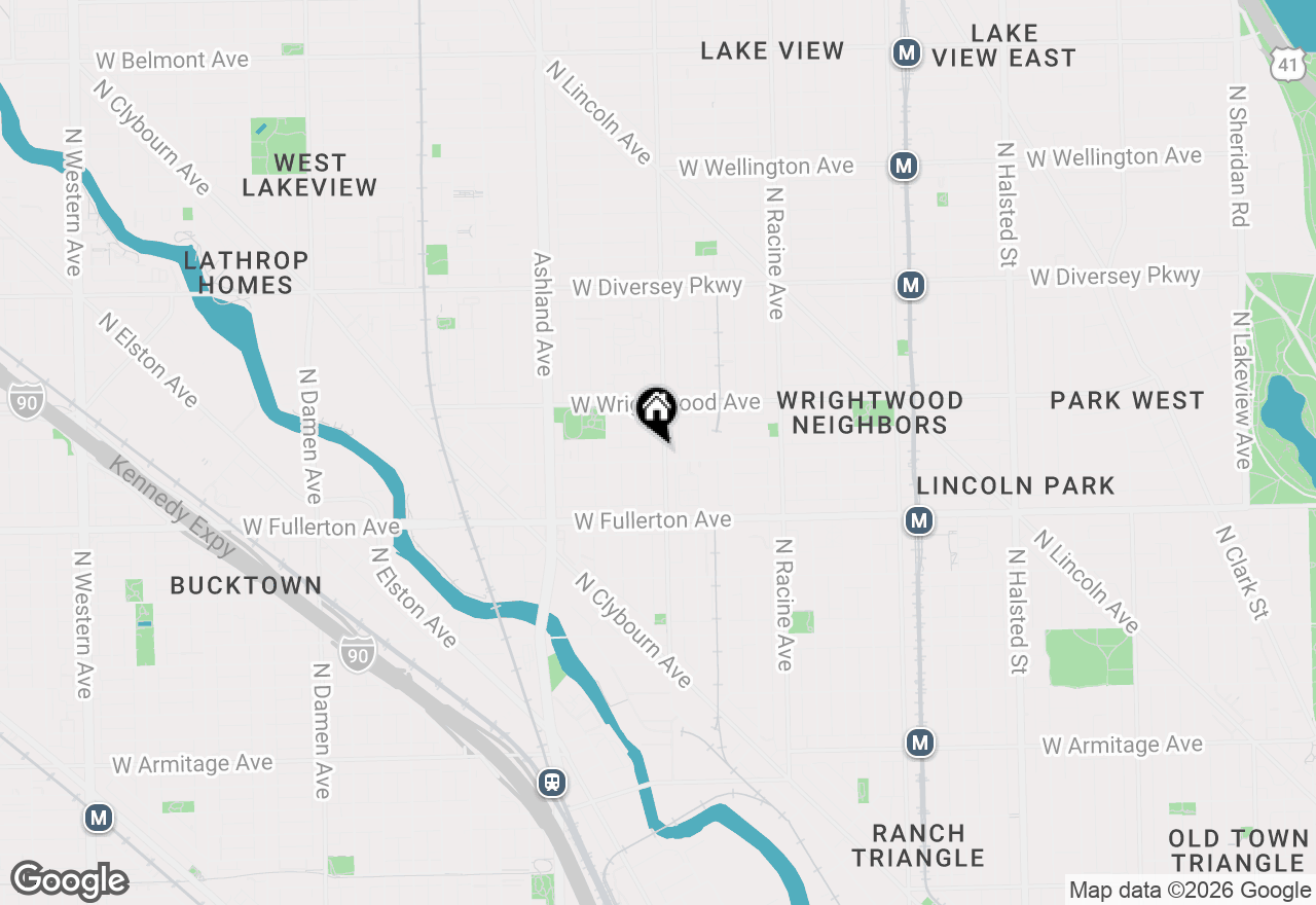 Map of 2506 N Southport Avenue #2, Chicago, IL 60614