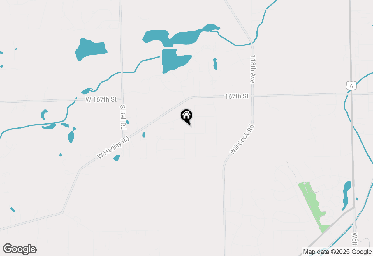 Map of 16857 S Deer Path Drive, Homer Glen, IL 60491