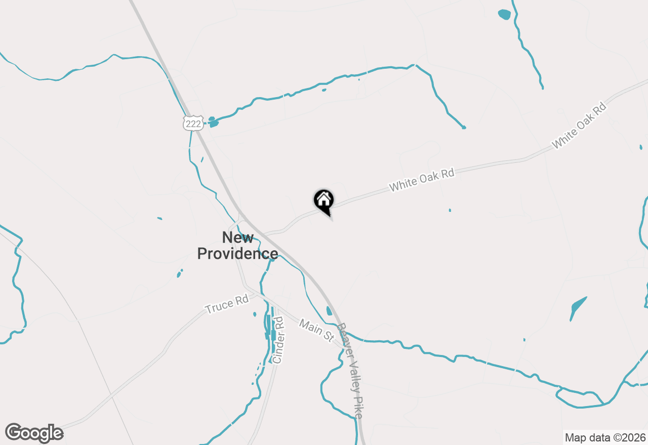 Map of 1553 White Oak Road, Strasburg, PA 17579