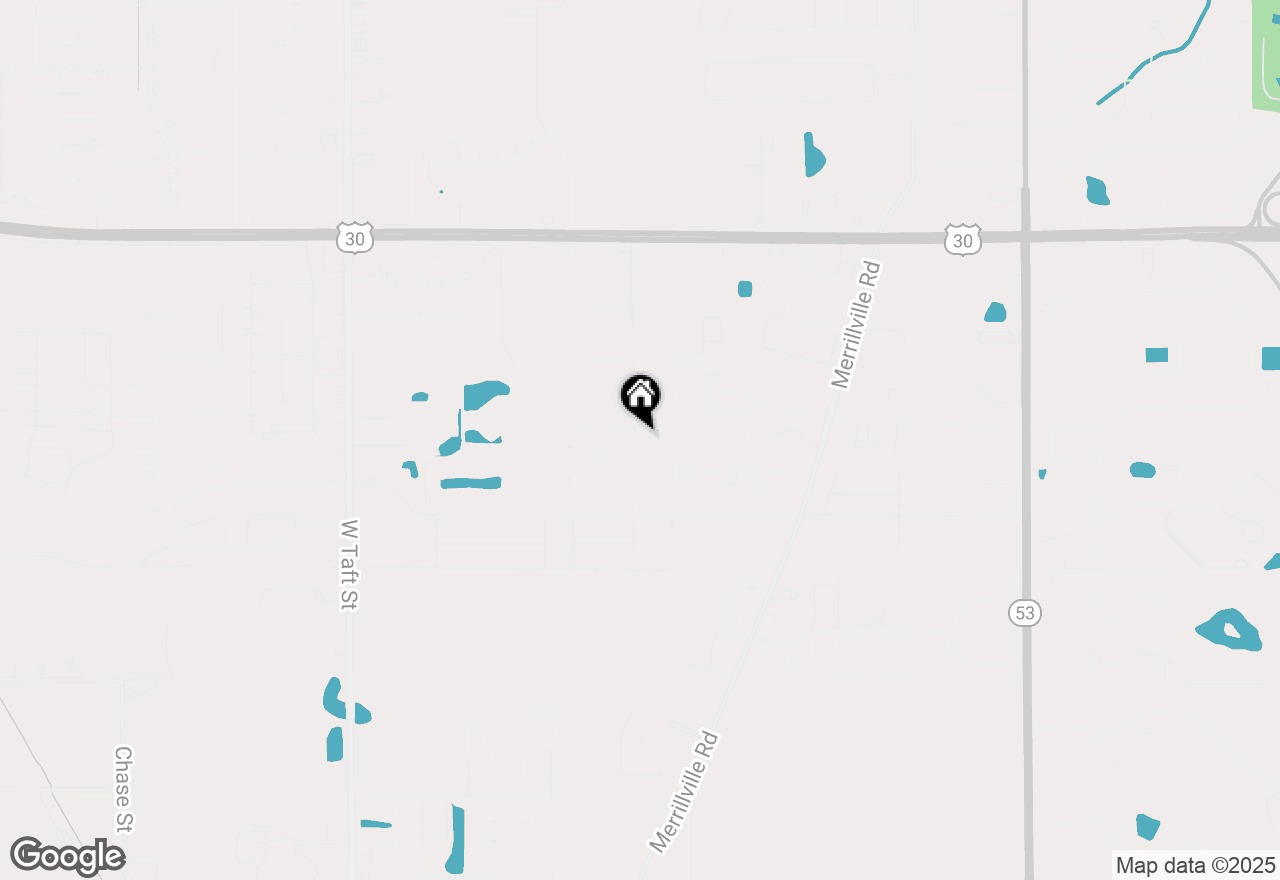 Map of 8243 Lincoln Circle #B, Merrillville, IN 46410