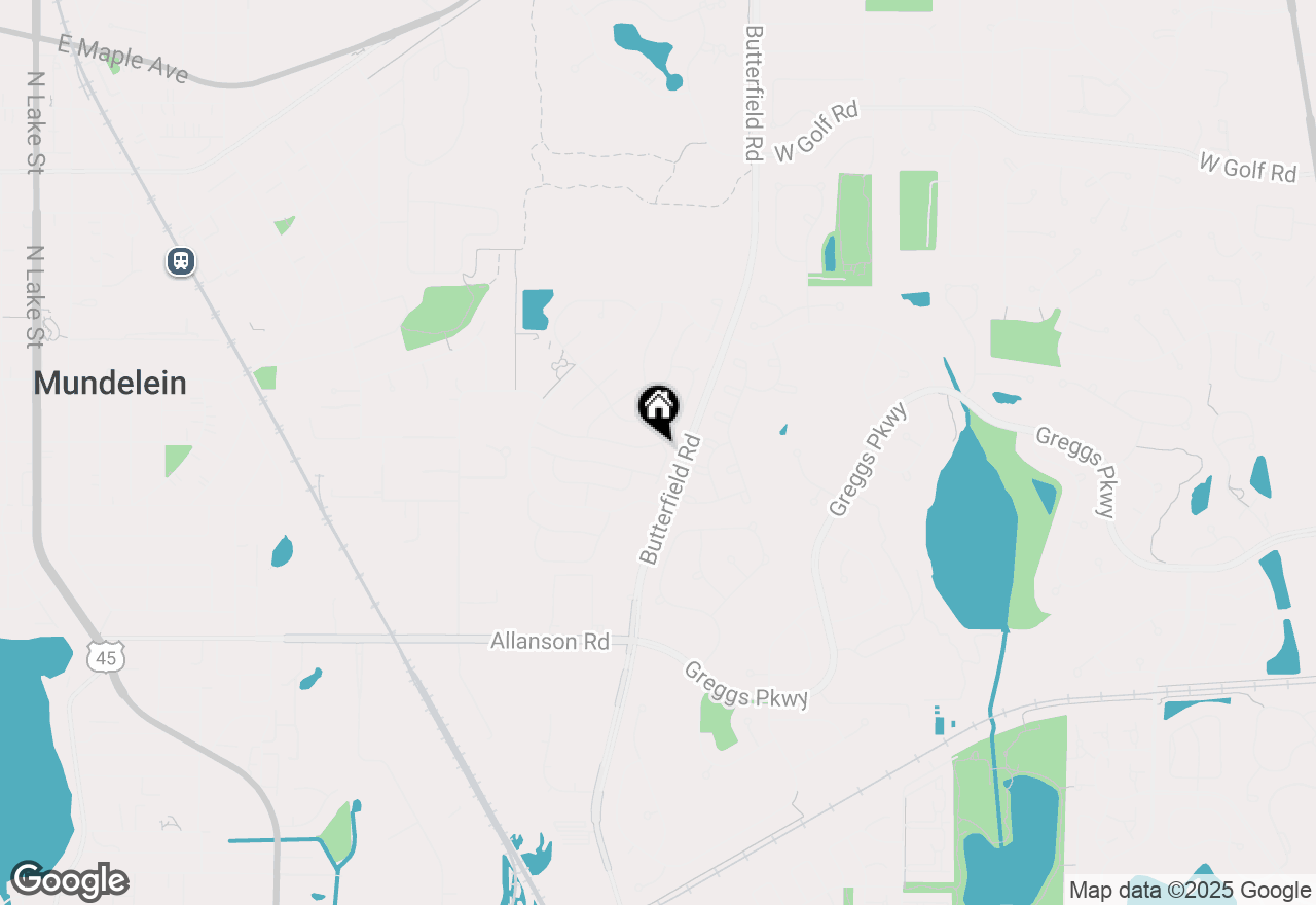 Map of 153 Knightsbridge Drive, Mundelein, IL 60060