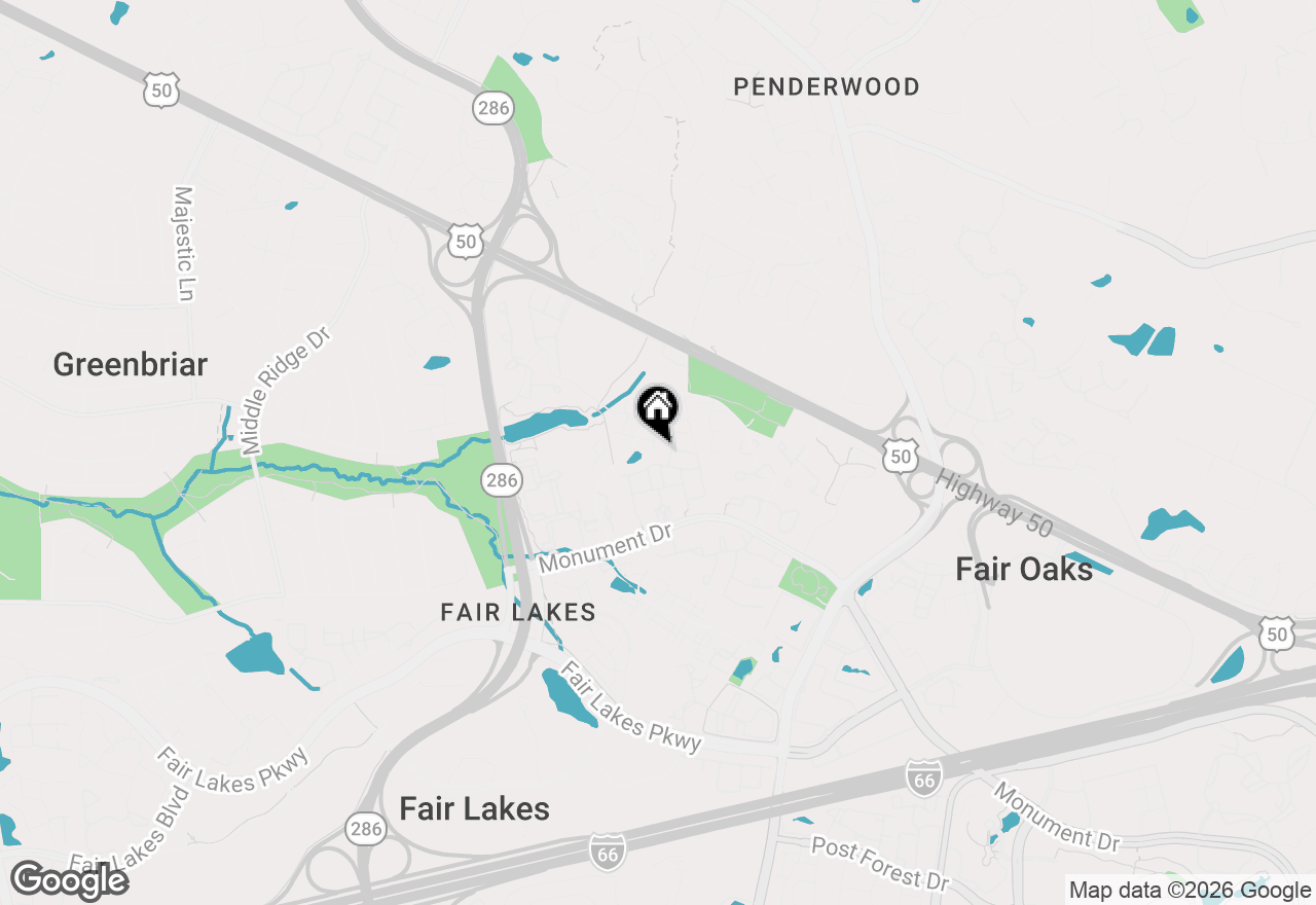 Map of 12463 Rose Path Circle, Fairfax, VA 22033