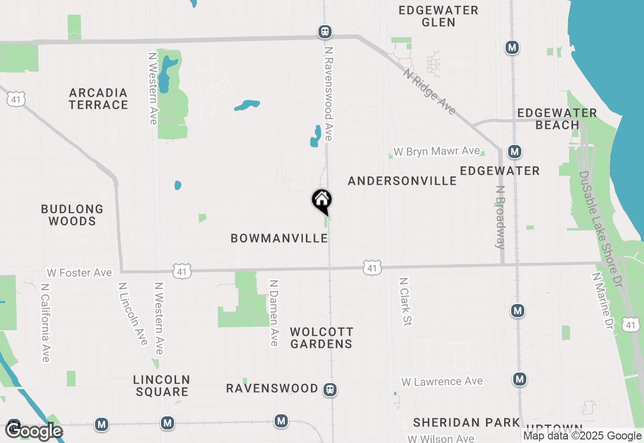 Map of 1808 W Summerdale Avenue, Chicago, IL 60640
