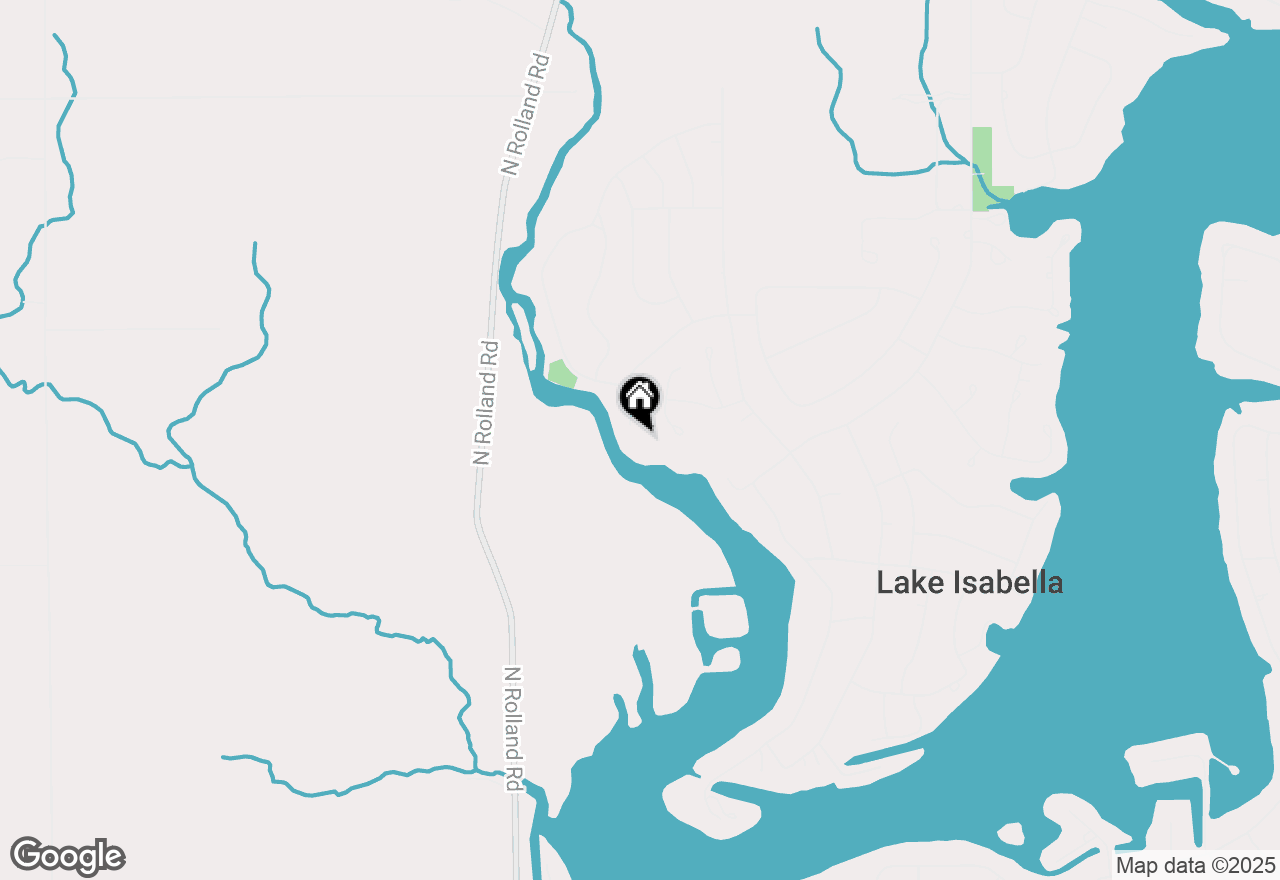 Map of 1051 Vallado Drive, Lake Isabella, MI 48893