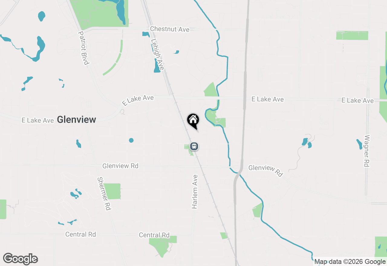 Map of 1220 Depot Street #415, Glenview, IL 60025