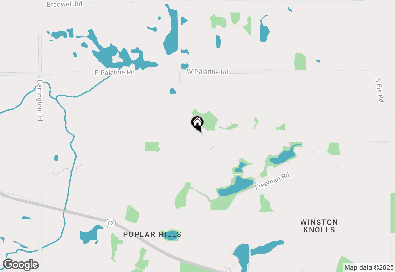 Map of 1579 E Bayside Court, Hoffman Estates, IL 60192