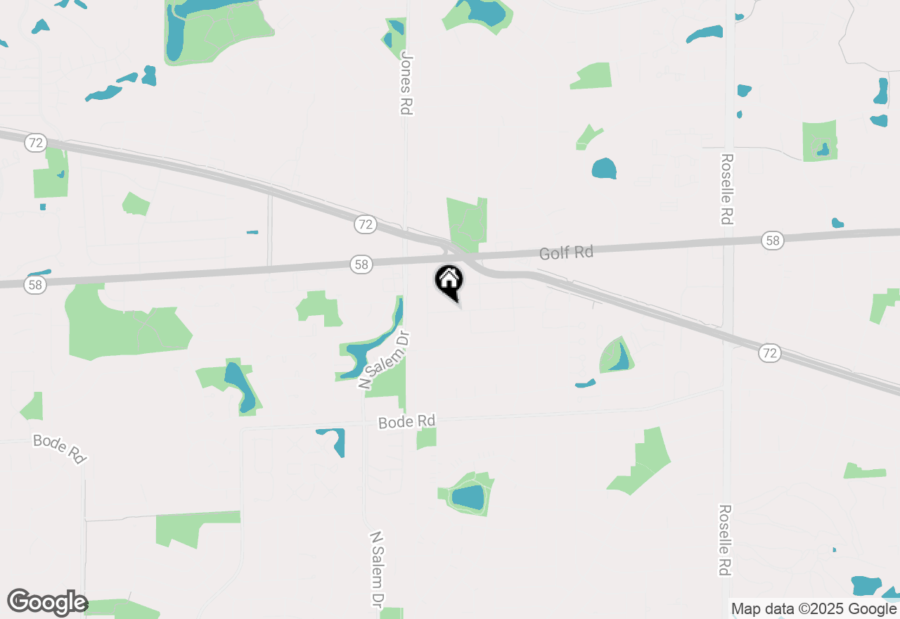 Map of 1080 Knoll Lane #305, Hoffman Estates, IL 60169