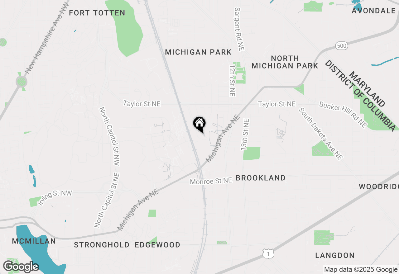 Map of 903 Perry Place Ne, Washington, DC 20017