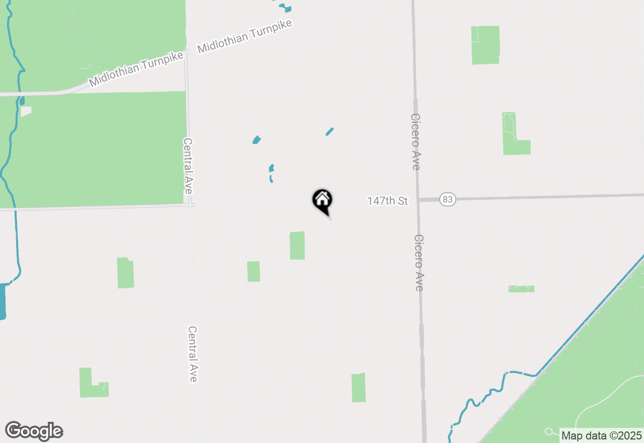 Map of 5109 147th Court, Midlothian, IL 60445