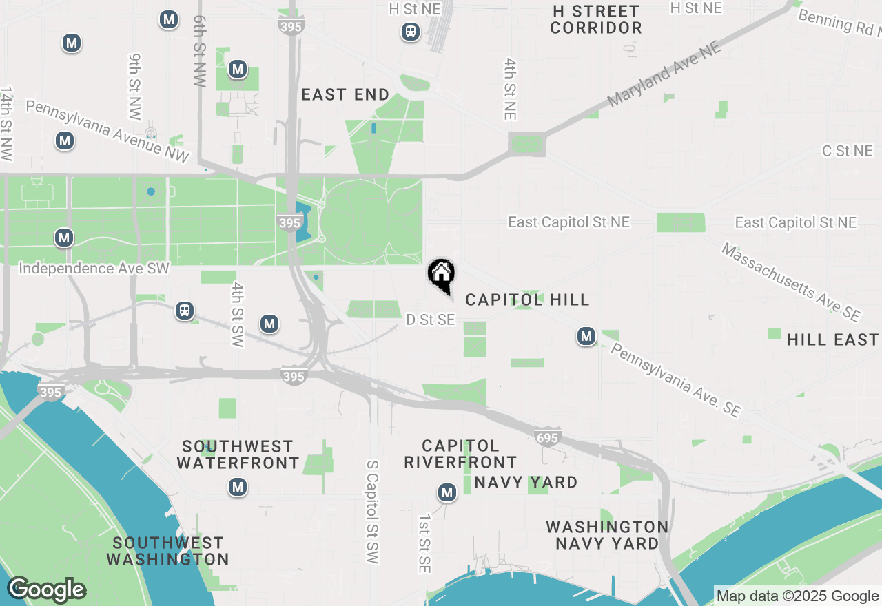 Map of 125 C Street Se #1, Washington, DC 20003