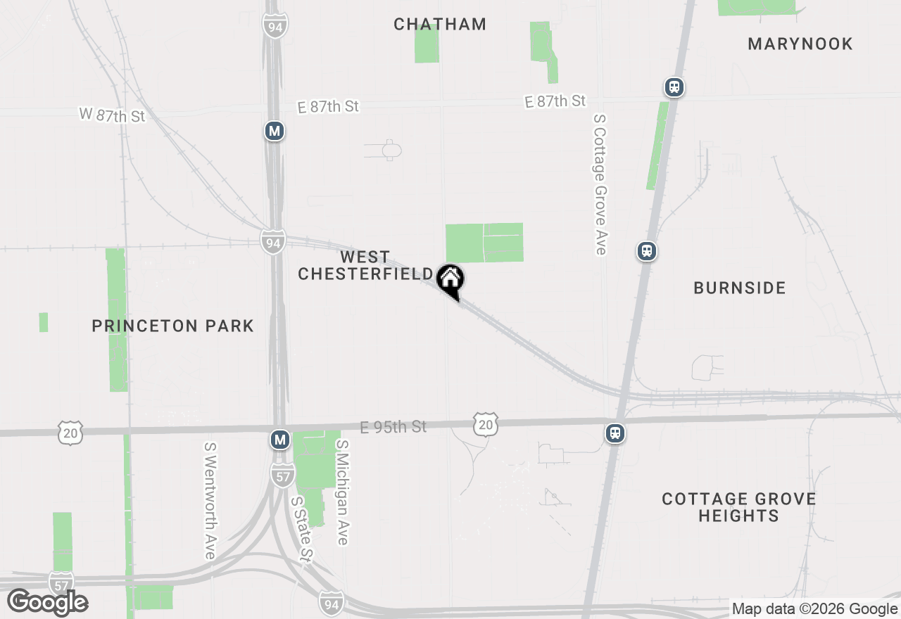 Map of 9217 S Burnside Avenue, Chicago, IL 60619