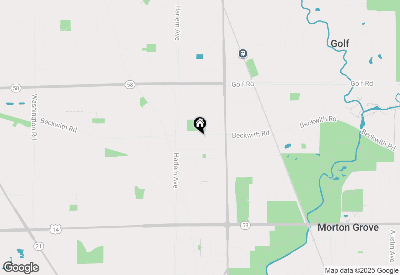 Map of 7041 Beckwith Road, Morton Grove, IL 60053