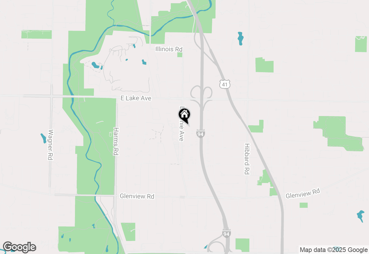 Map of 712 Laramie Avenue, Wilmette, IL 60091