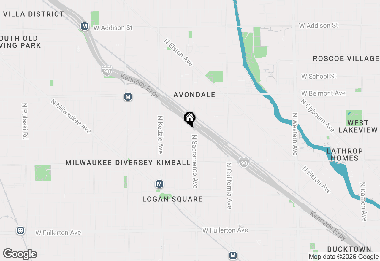 Map of 3015 W Wellington Avenue, Chicago, IL 60618