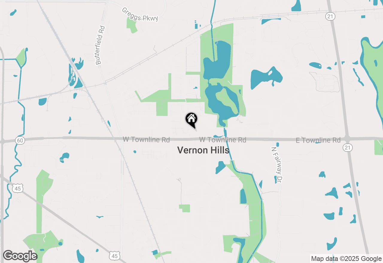 Map of 101 Burnside Court #101, Vernon Hills, IL 60061