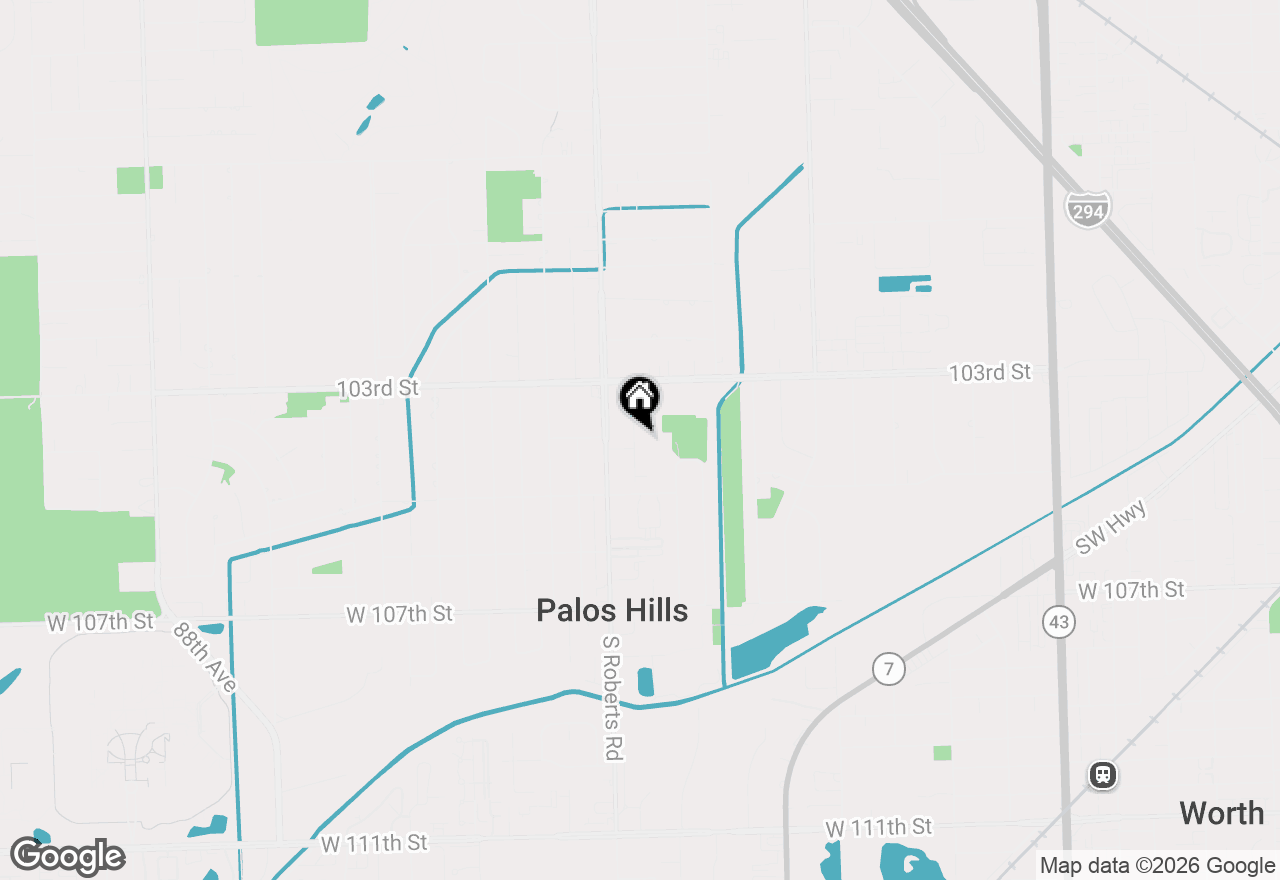 Map of 2 Paxos Drive #1W, Palos Hills, IL 60465