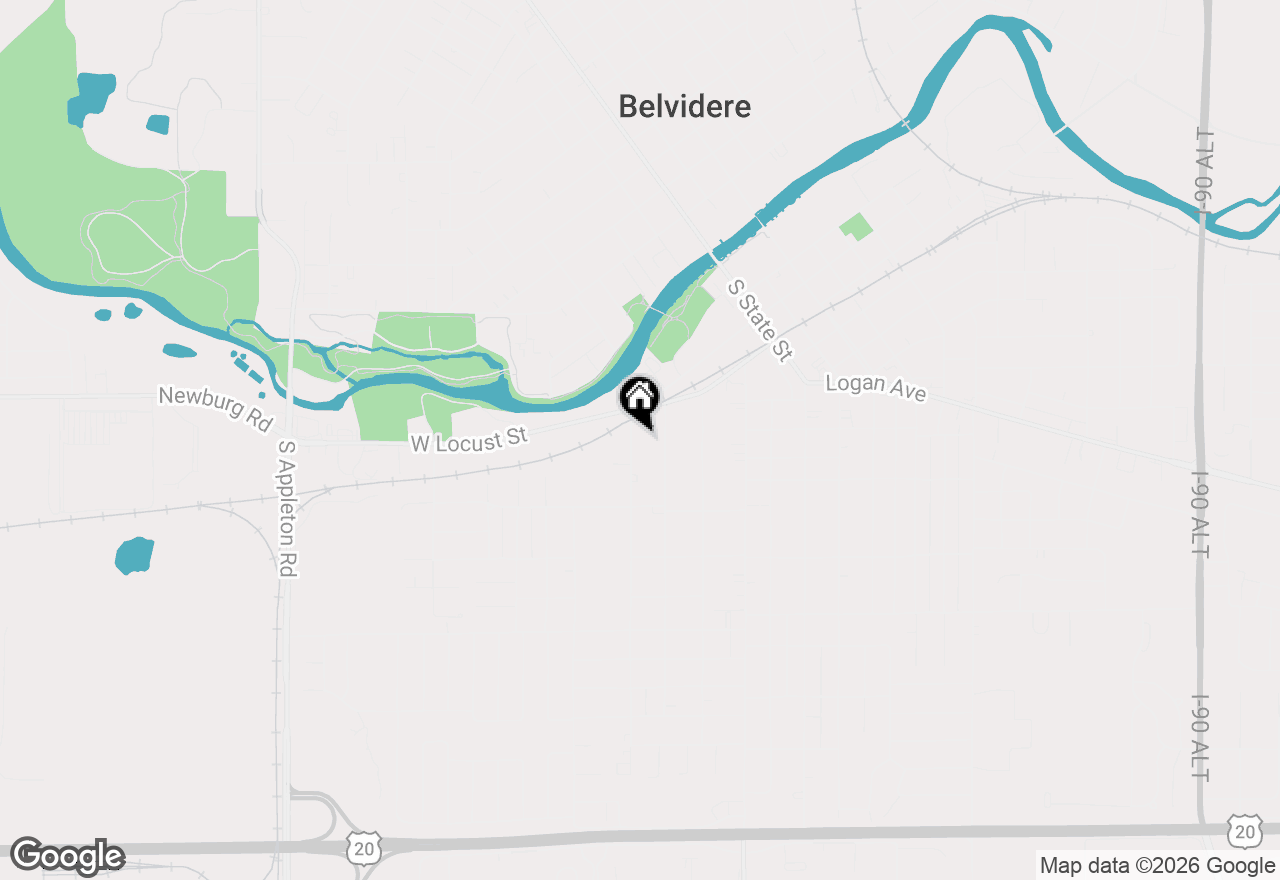 Map of 724 5th Avenue, Belvidere, IL 61008