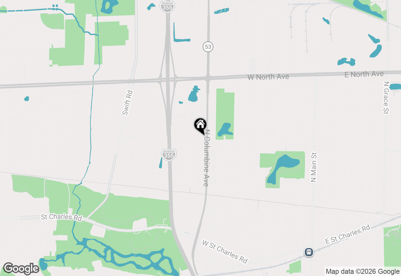 Map of 600 W Pleasant Lane #C2, Lombard, IL 60148