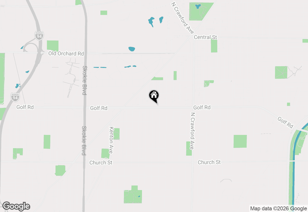 Map of 4256 Golf Road, Skokie, IL 60076