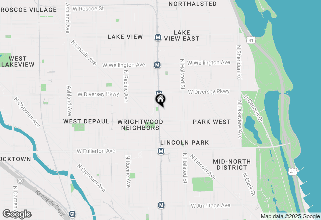 Map of 2646 N Wilton Avenue #1, Chicago, IL 60614